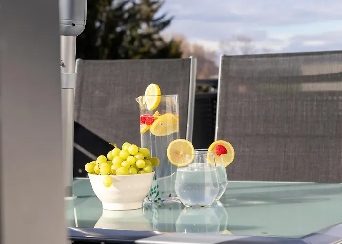 Apartmán Noblenest: Terrasse - Netflix - Kaffee